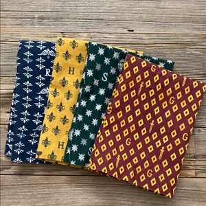 Hogwarts House Napkins from Pottery Barn.